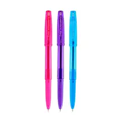 PILOT - Set 3 Lápiz Pasta Super Grip G 10mm Vi Tq Rosa