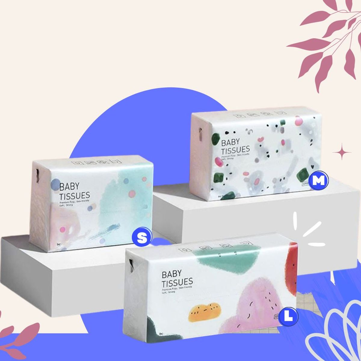 BC BABYCARE - pañuelos desechables  paquetes x6 100pcs talla L