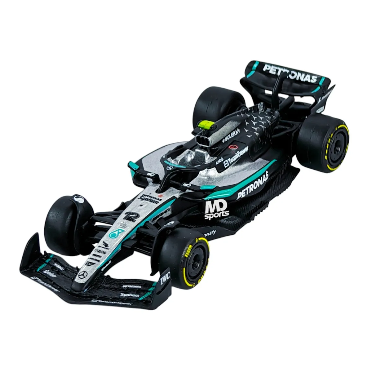 BBURAGO - Auto F1 Mercedes W16 2025 #12 Kimi Antonelli Caja Normal 1:64