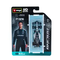 BBURAGO - Auto F1 Mercedes W16 2025 #63 George Russell Caja Normal 1:64