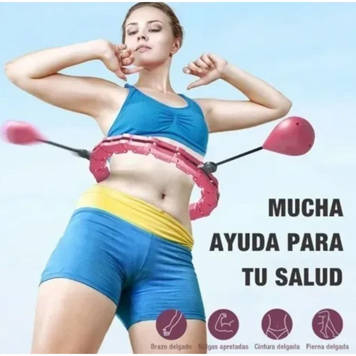 GENERICO - Aro Hula Hula Hoop Abdominales Y Cintura Ejercicio Fitness