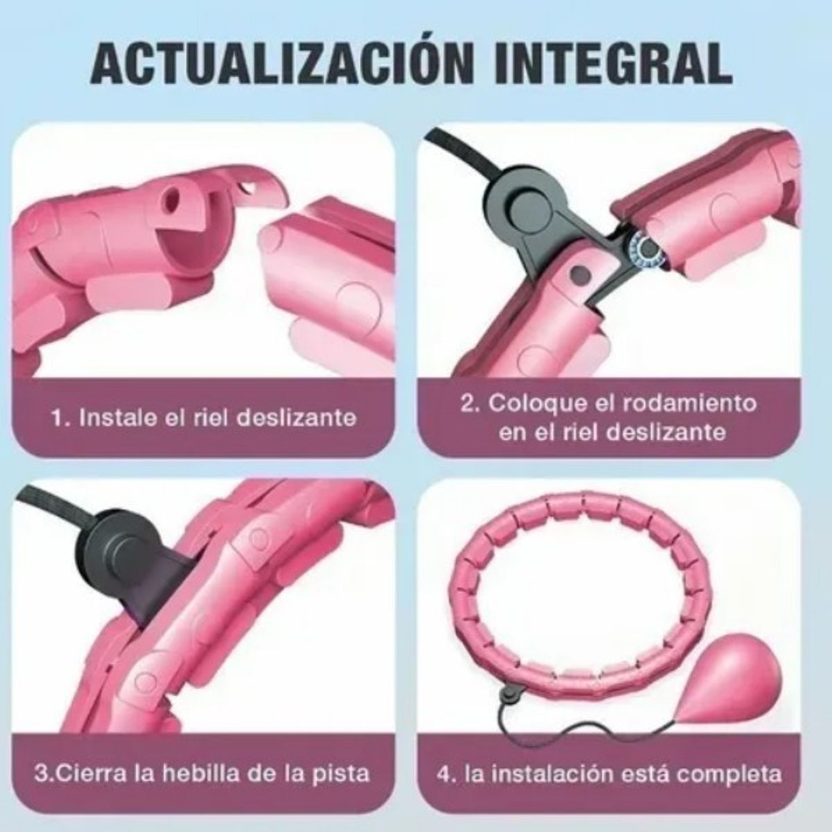 GENERICO - Aro Hula Hula Hoop Abdominales Y Cintura Ejercicio Fitness