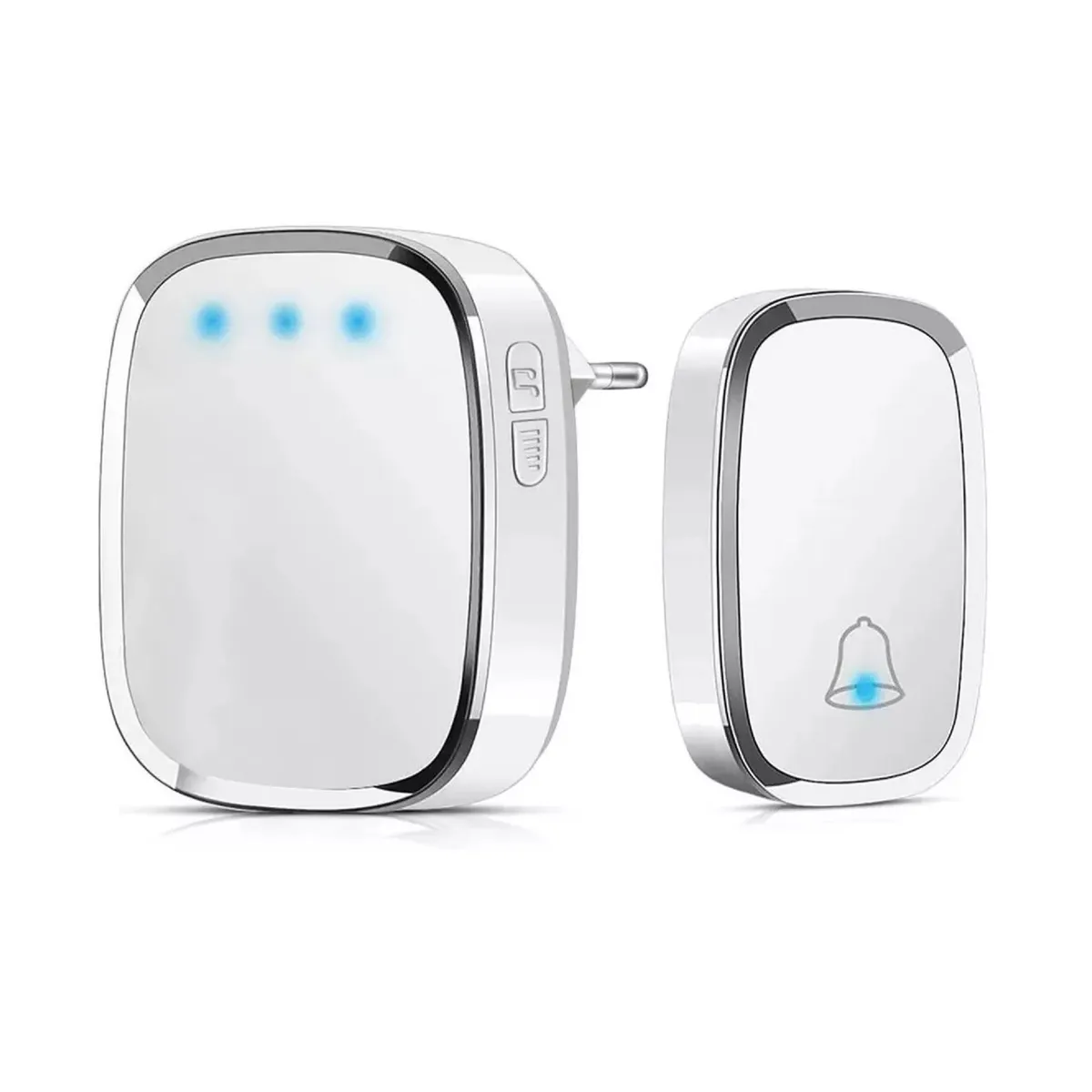 UNIVERSAL - Timbre Inalámbrico 300 Metros Exterior Para Casa Impermeable