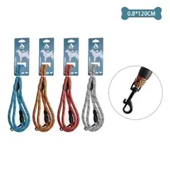 GENERICO - Correa redonda con rayas diagonales 08cm12m Color Celeste