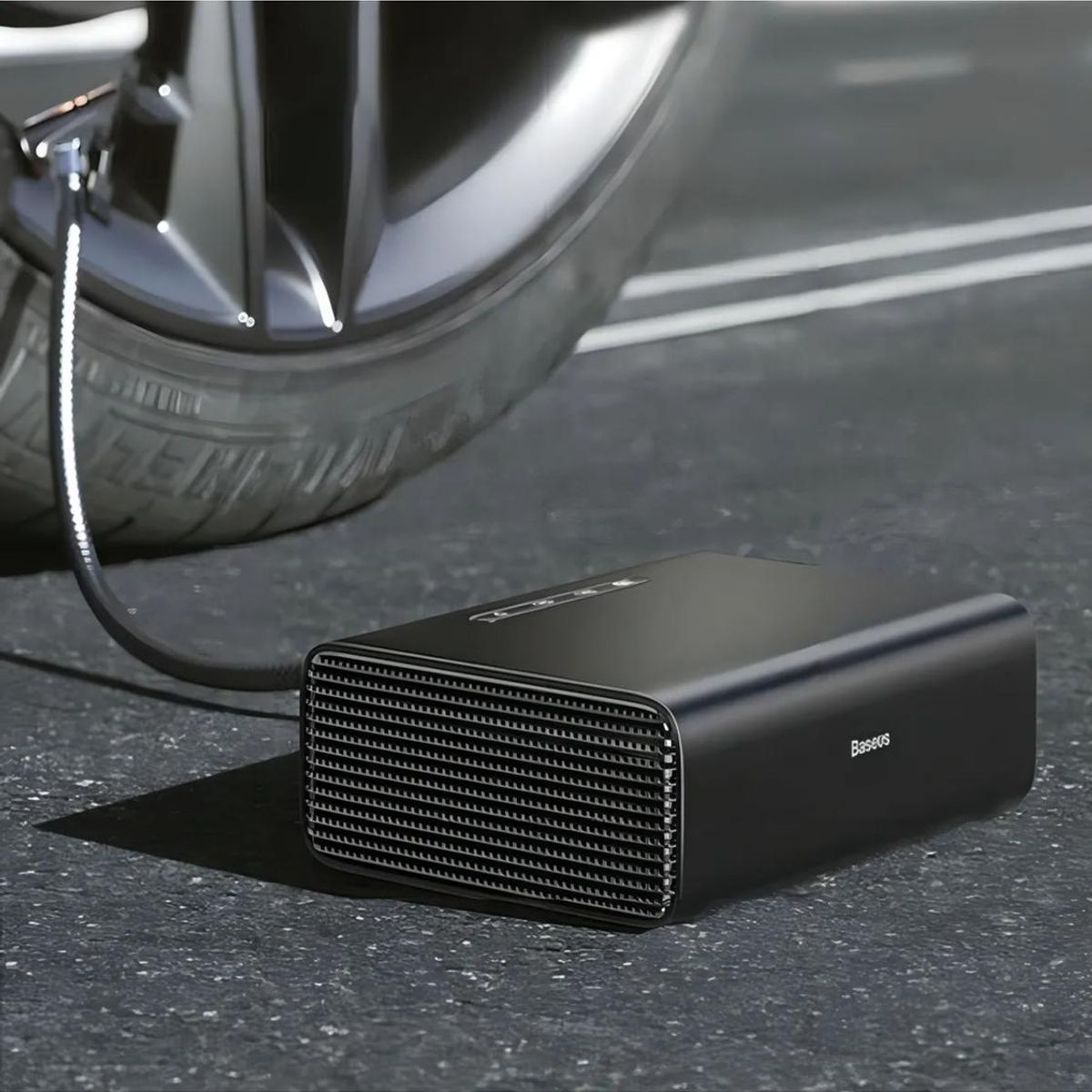 BASEUS - Inflador Neumático Eléctrico Portátil Baseus CRCQB01