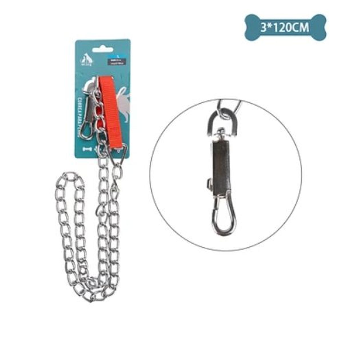 Correa cadena para mascota 30mm12m, marca GENERICO - Foto Principal