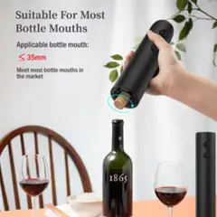GENERICO - Abridor Eléctrico De Botellas De Vino Usb recargable