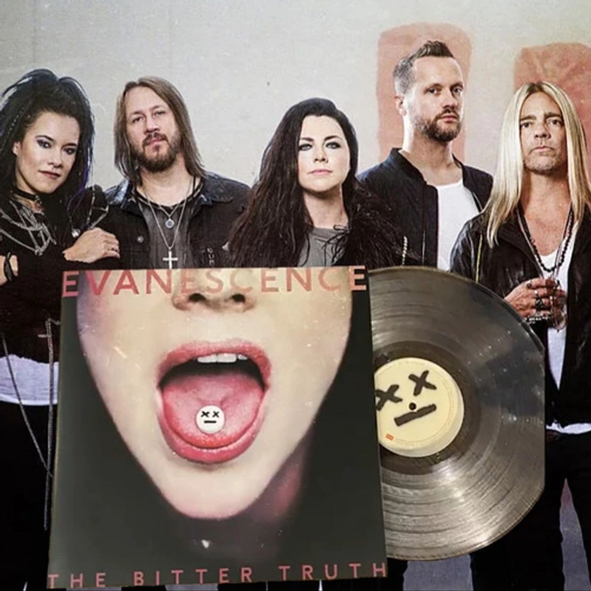 GENERICO - Evanescence - The Bitter Truth - Vinilo Transparente con detalle
