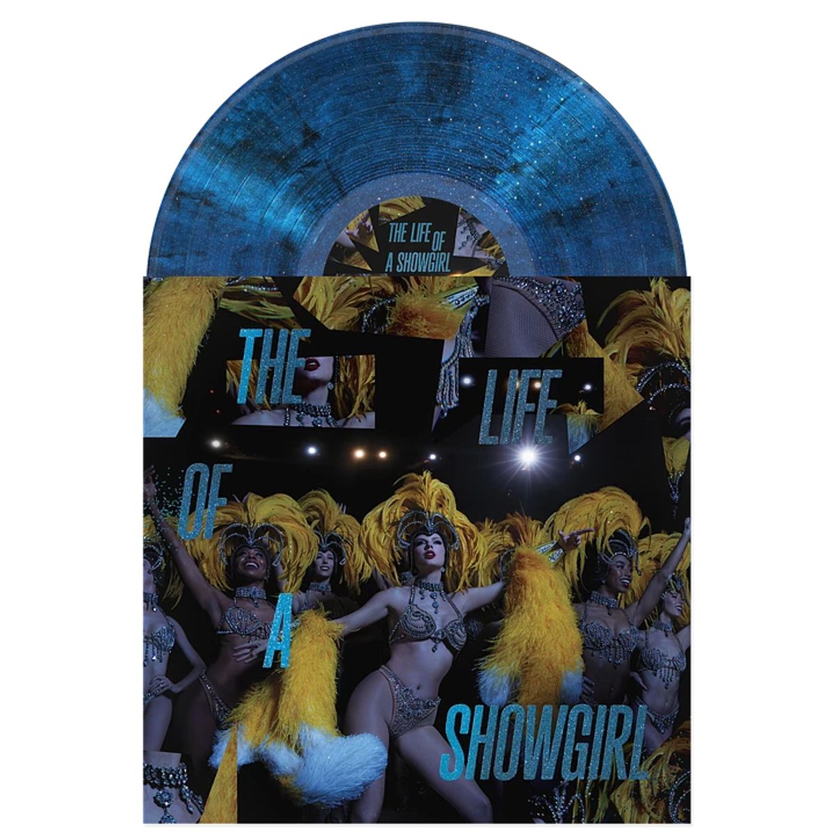 GENERICO - Taylor Swift - The Life Of A Showgirl - Vinilo Lakeside Beach Blue Sparkle