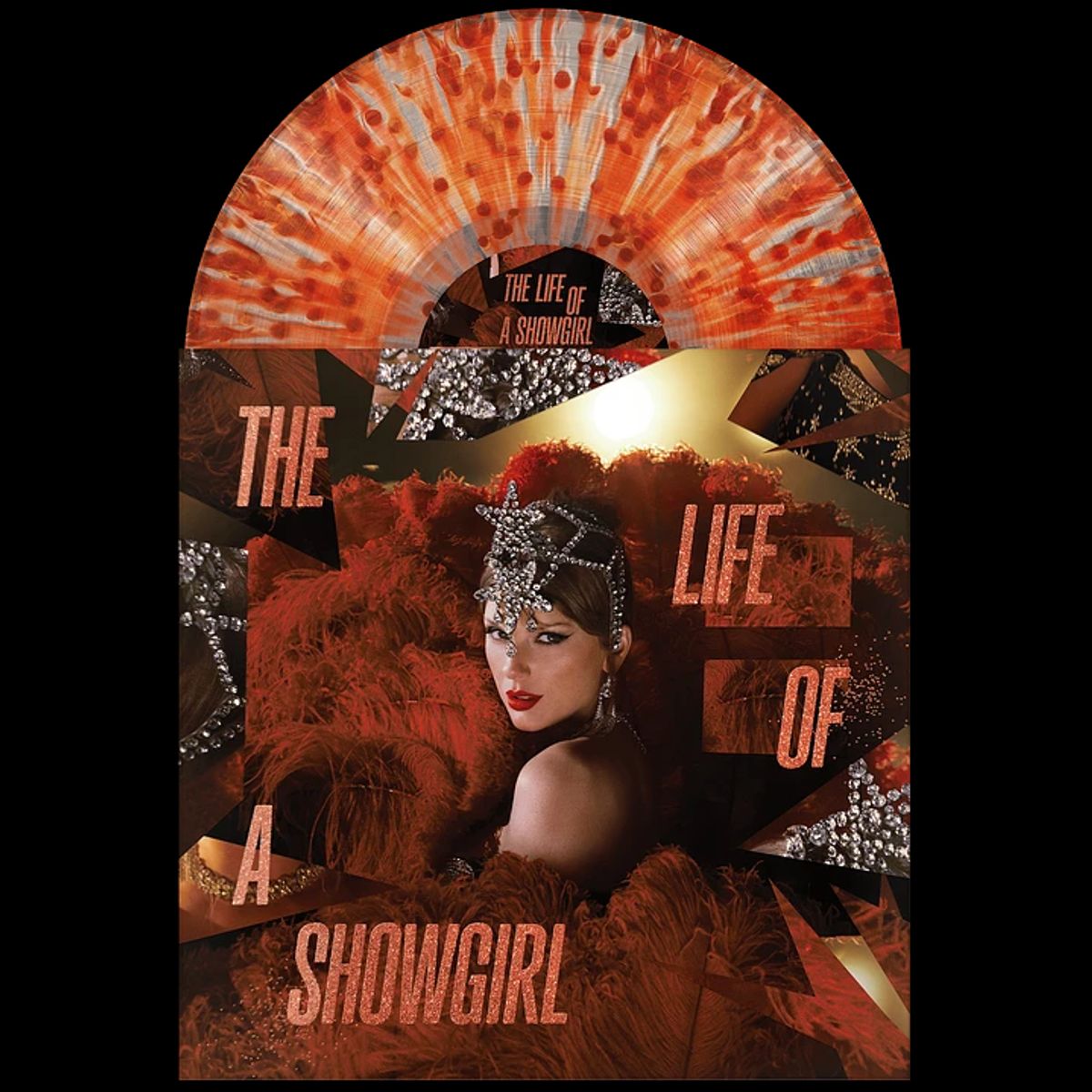 GENERICO - Taylor Swift - The Life Of A Showgirl - Vinilo Red Lipstick & Lace Transparent