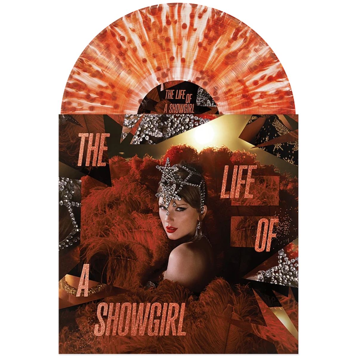 GENERICO - Taylor Swift - The Life Of A Showgirl - Vinilo Red Lipstick & Lace Transparent