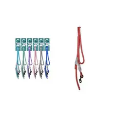 GENERICO - Correa para mascotas con mango corto 06120cm Color Rosado