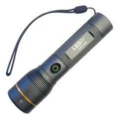 MACROTEL - Linterna LED Táctica 1600lm Recargable LB-FL8032