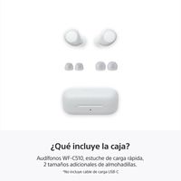 Audifonos WF-C510 Amarillo Blanco