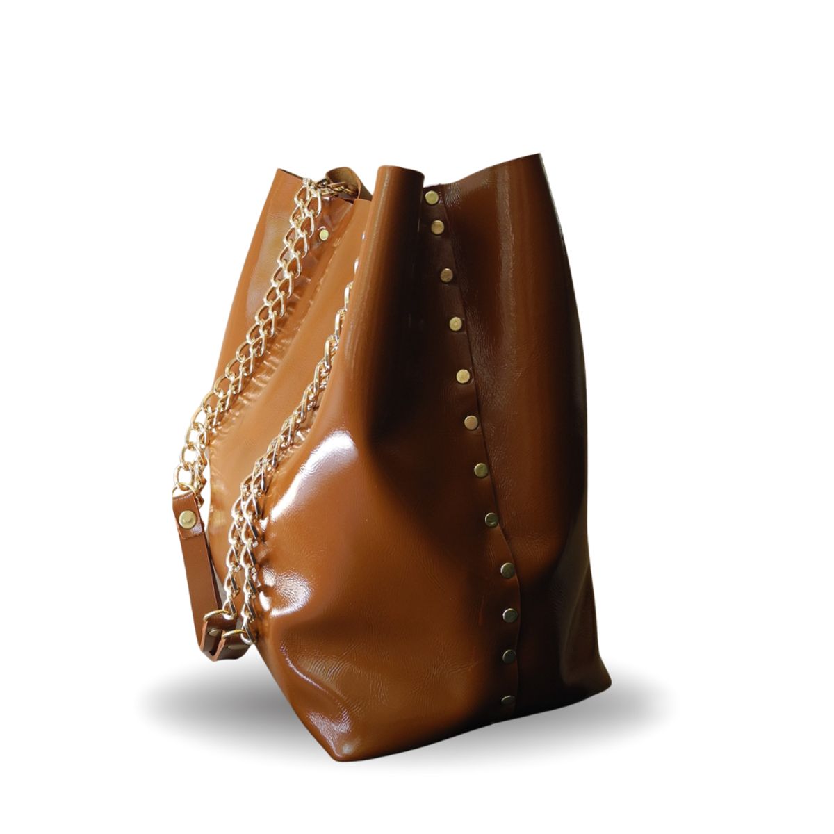 JARDIN DEL ESTE - Cartera de cuero Café Brulé Amapola MIDI