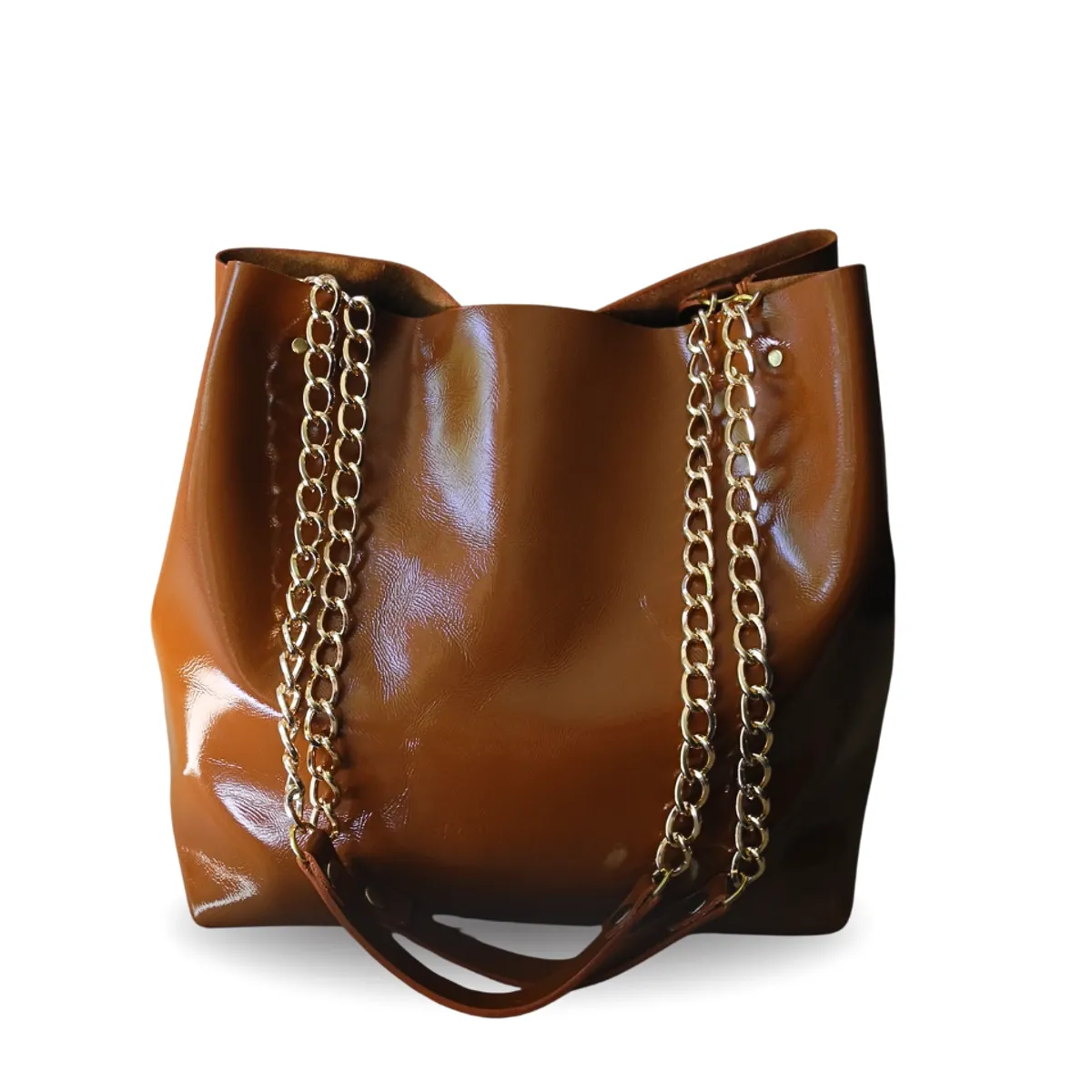 JARDIN DEL ESTE - Cartera de cuero Café Brulé Amapola MIDI