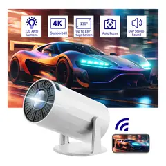 EVERSO - Proyector Portátil Mini Ultra Hd 4k 1080p Con Wifi Bluetooth