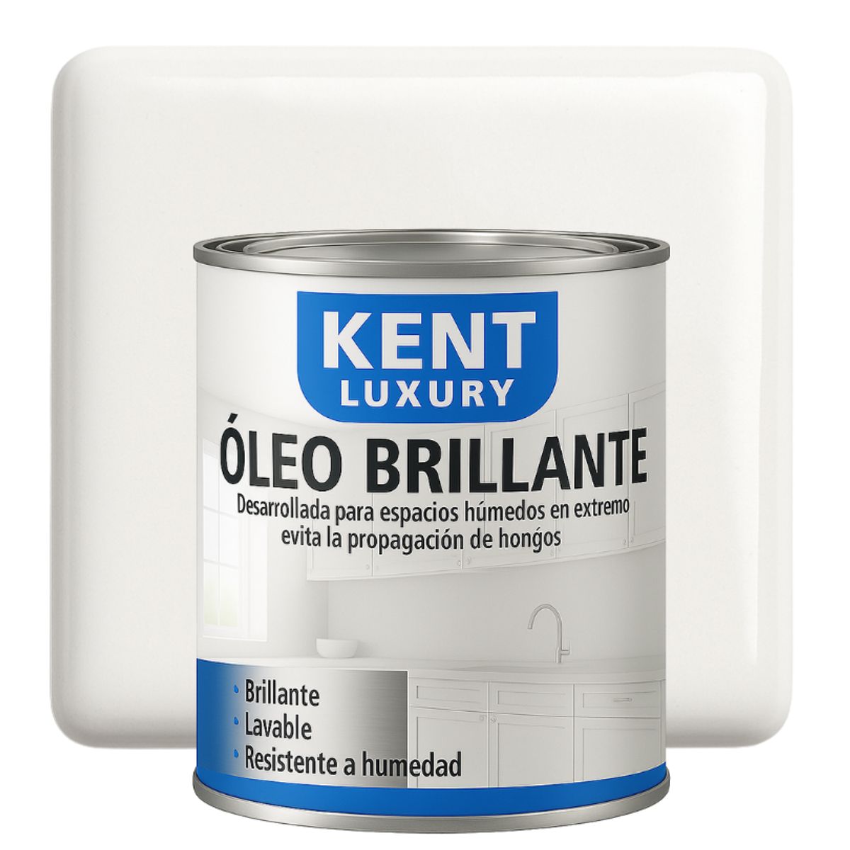 KENT - OLEO BRILLANTE - MULTISUPERFICIES - 1-8 GALON BLANCO PERFECTO