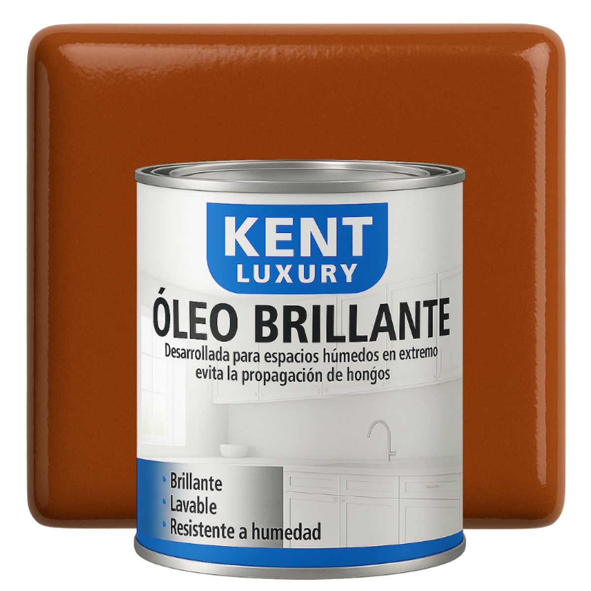 KENT - OLEO BRILLANTE - MULTISUPERFICIES - 1-8 GALON CEDRO CANELA