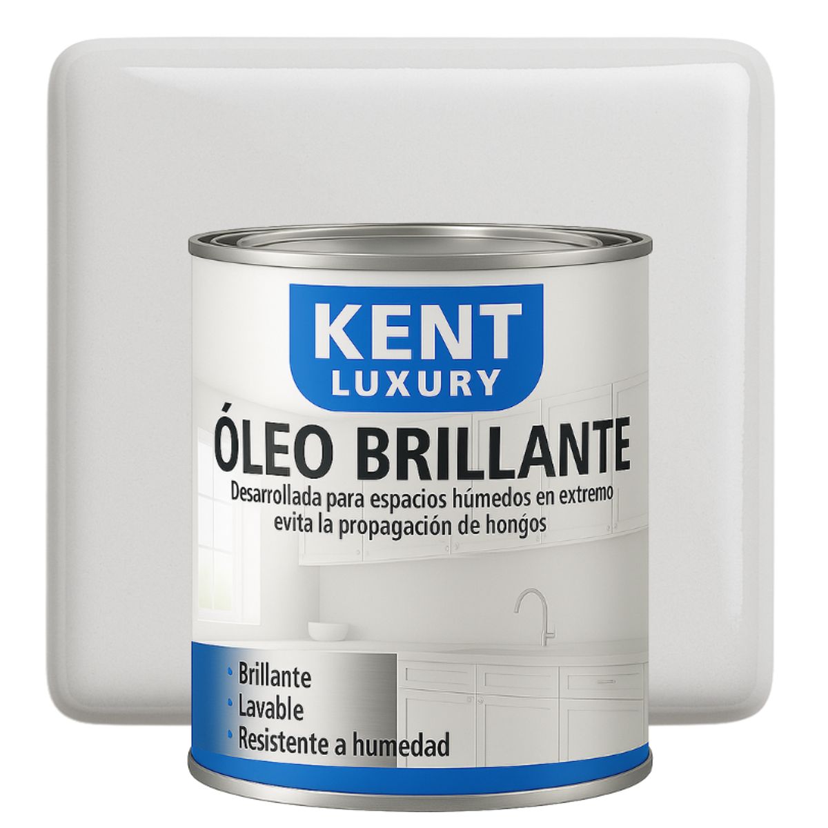 KENT - OLEO BRILLANTE - MULTISUPERFICIES - 1-8 GALON GRIS PERLA