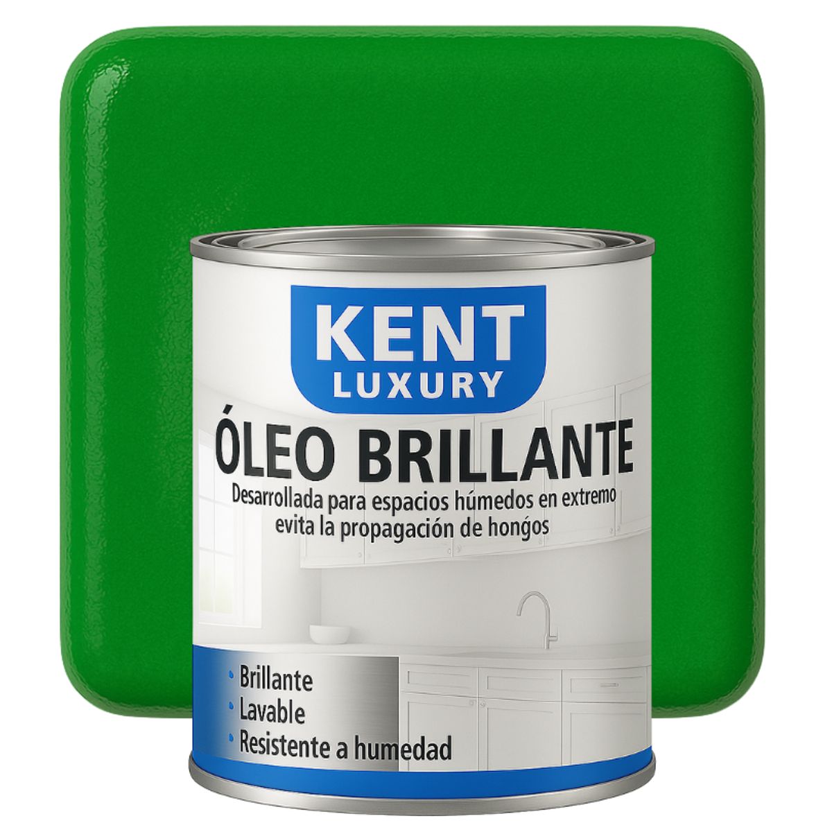 KENT - OLEO BRILLANTE - MULTISUPERFICIES - 1-8 GALON VERDE MENTA INTENSO