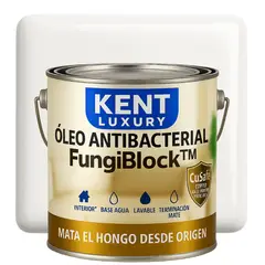 KENT - OLEO MATE INTERIOR BASE AGUA - ANTIBACTERIAL - GALON BLANCO PERFECTO
