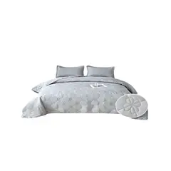 GENERICO - CUBRECAMA QUILT DE VERANO PLAZA Y MEDIA DISEÑO FLOR 2