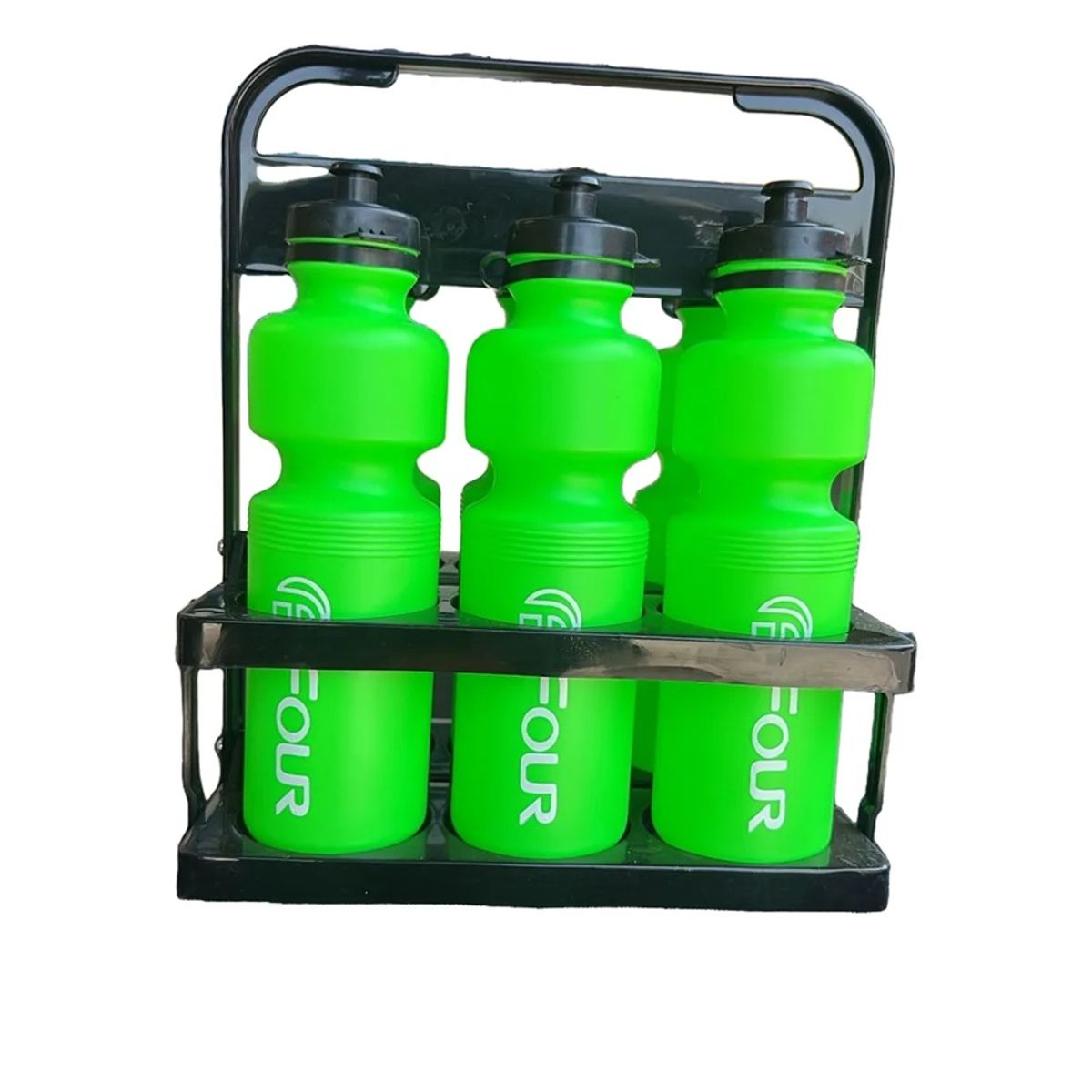 NACIONAL - Porta 6 Botellas Hidratación ( Incluye Botellas )