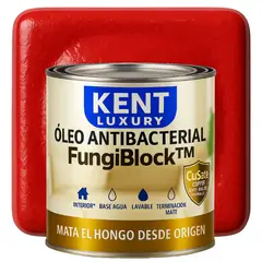 KENT - OLEO MATE INTERIOR BASE AGUA - ANTIBACTERIAL - 14 GALON ROJO CARMÍN