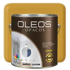 KENT - OLEO OPACO MULTISUPERFICIES - PREMIUM - GALON AMARILLO SIENA