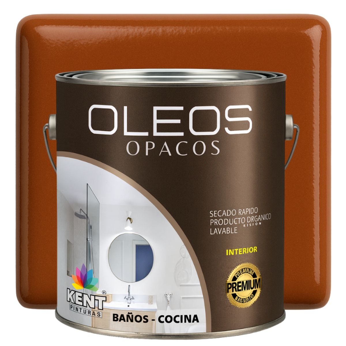 KENT - OLEO OPACO MULTISUPERFICIES - PREMIUM - GALON CEDRO CANELA