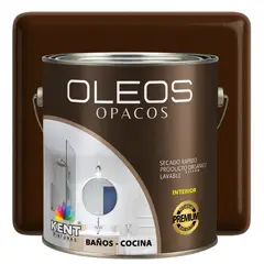 KENT - OLEO OPACO MULTISUPERFICIES - PREMIUM - GALON NOGAL MEDIO