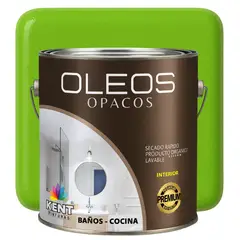 KENT - OLEO OPACO MULTISUPERFICIES - PREMIUM - GALON VERDE LIMA