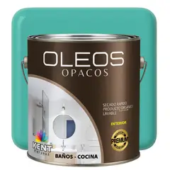 KENT - OLEO OPACO MULTISUPERFICIES - PREMIUM - GALON VERDE TROPICAL