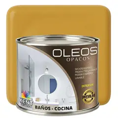 KENT - OLEO OPACO MULTISUPERFICIES - PREMIUM - MEDIO GALON AMARILLO SIENA