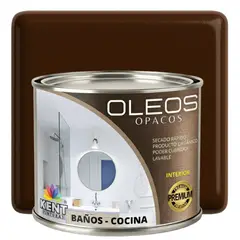 KENT - OLEO OPACO MULTISUPERFICIES - PREMIUM - MEDIO GALON NOGAL MEDIO