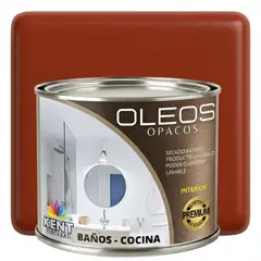 KENT - OLEO OPACO MULTISUPERFICIES - PREMIUM - MEDIO GALON ROJO ÓXIDO