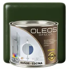 KENT - OLEO OPACO MULTISUPERFICIES - PREMIUM - MEDIO GALON VERDE ÓXIDO