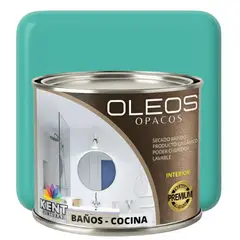 KENT - OLEO OPACO MULTISUPERFICIES - PREMIUM - MEDIO GALON VERDE TROPICAL