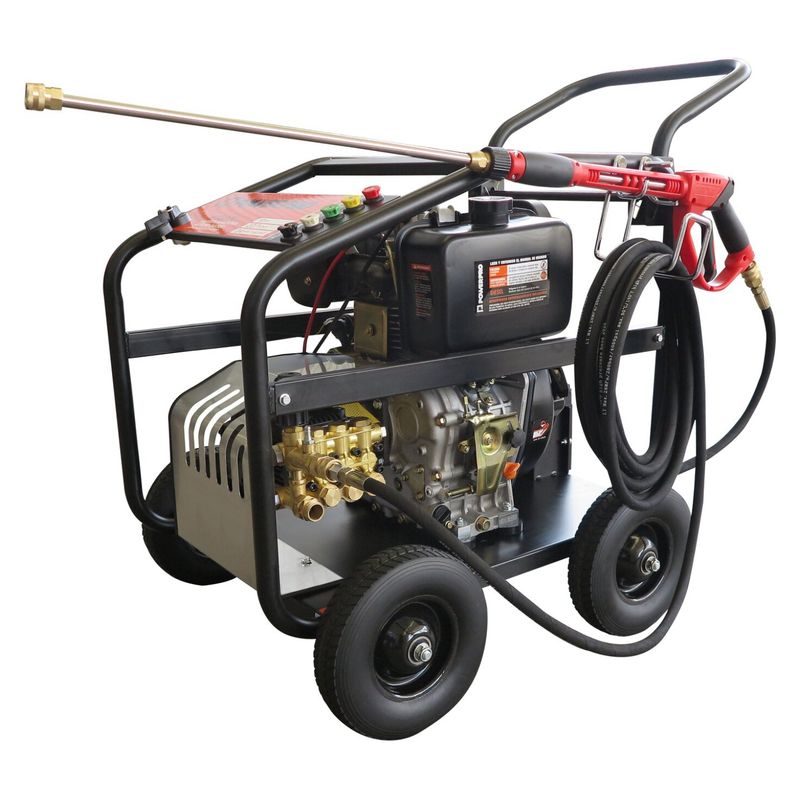 POWER PRO - Hidrolavadora alta presión diesel 10 HP 20.7 L/min