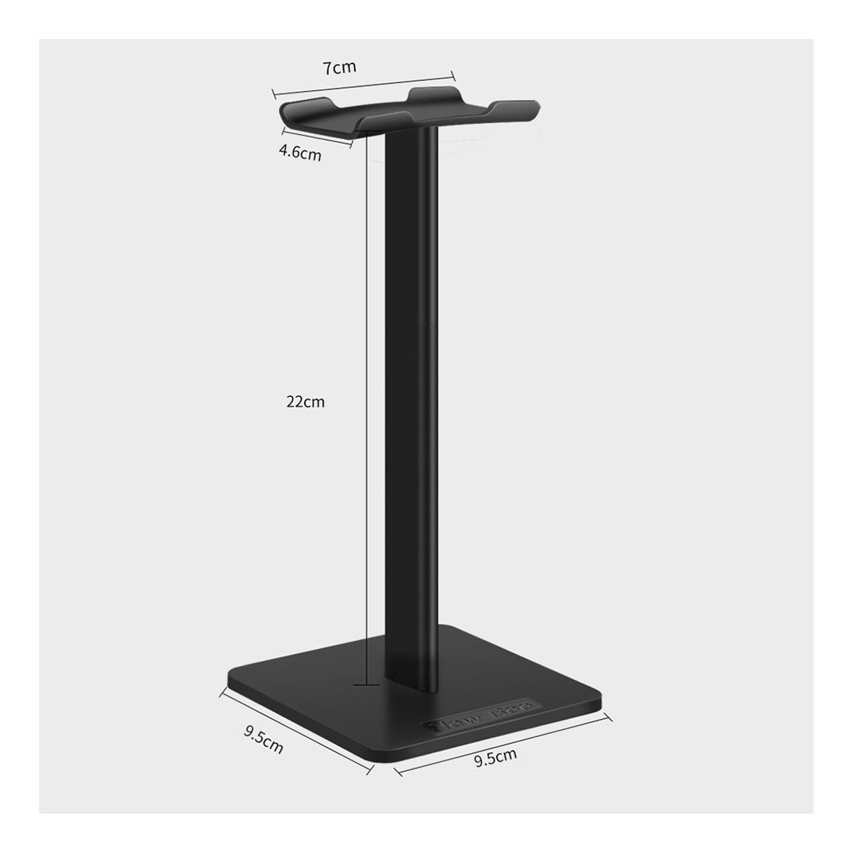 GENERICO - Soporte para Auriculares Gamer con Cancelación de Ruido Color Negro