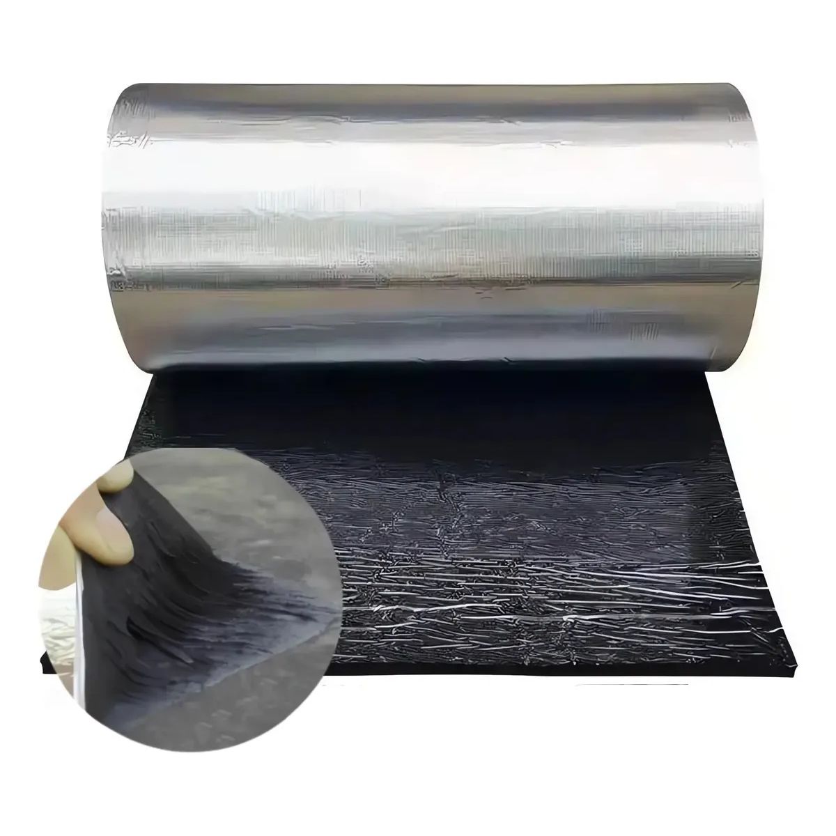 Cinta Sellador Asfaltico Techo Gotera Impermeable 1x15m Cinta de asfalto autoadhesiva papel aluminio, marca KUANGYE - Foto Principal