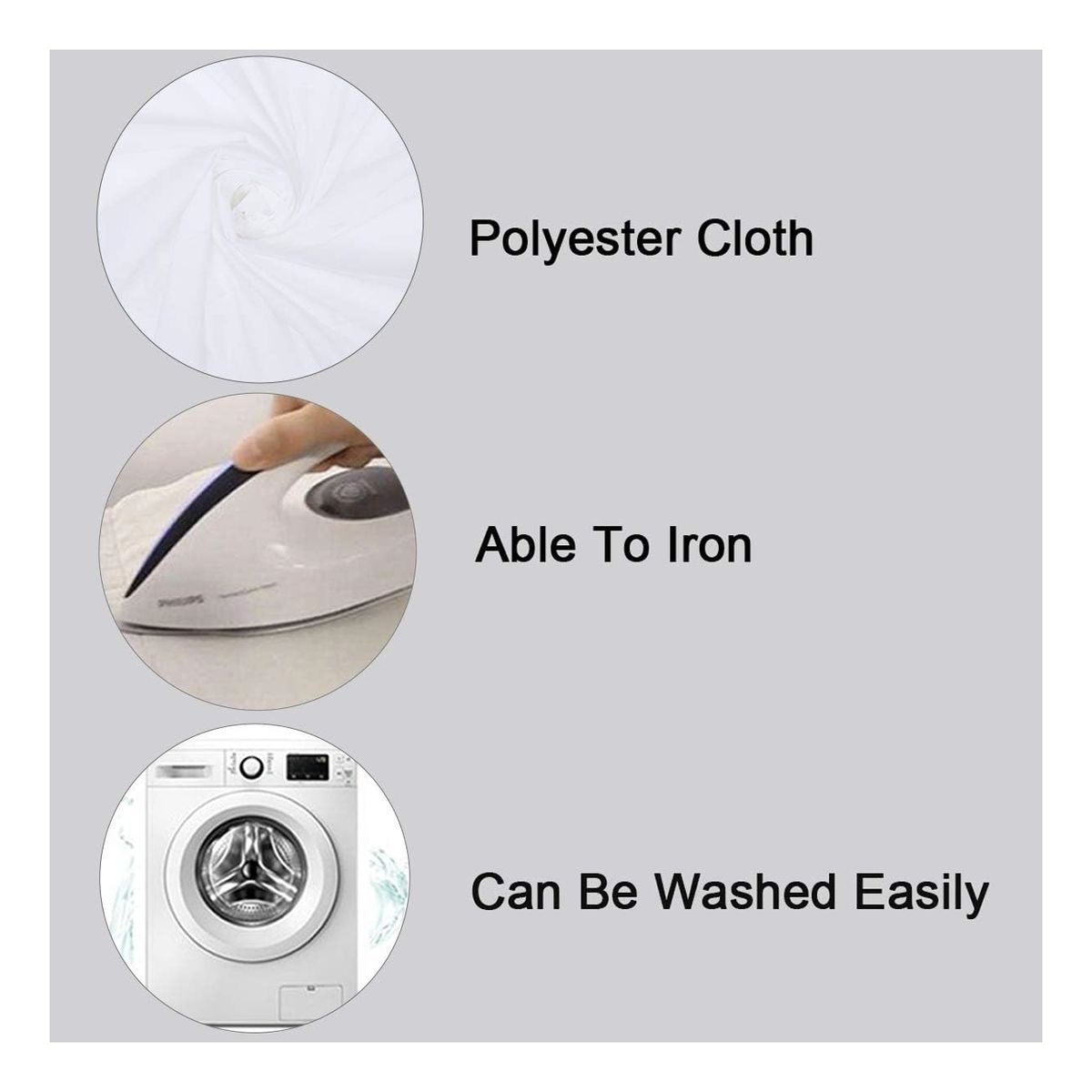 GENERICO - Fondo Fotográfico Profesional 2x3 metros Para Fotos y Videos Blanco