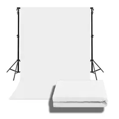 GENERICO - Fondo Fotográfico Profesional 3x3 metros Para Fotos y Videos Blanco