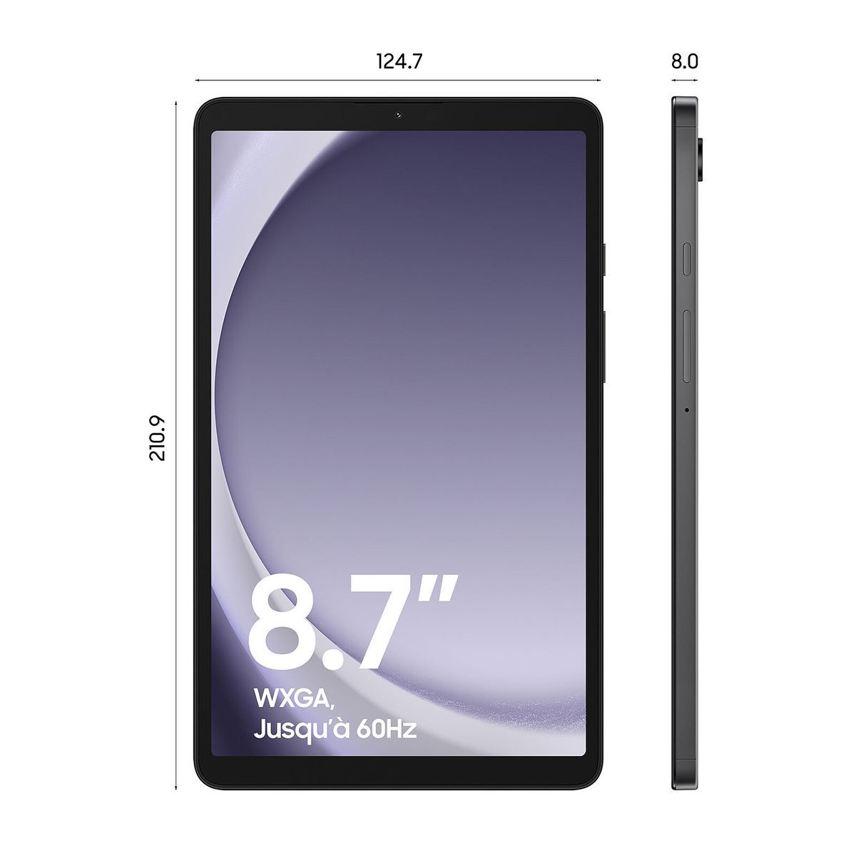 SAMSUNG - Samsung Galaxy Tab A9 64G 8.7 Pulgadas WiFi X110 Tableta Negro Reacondicionado