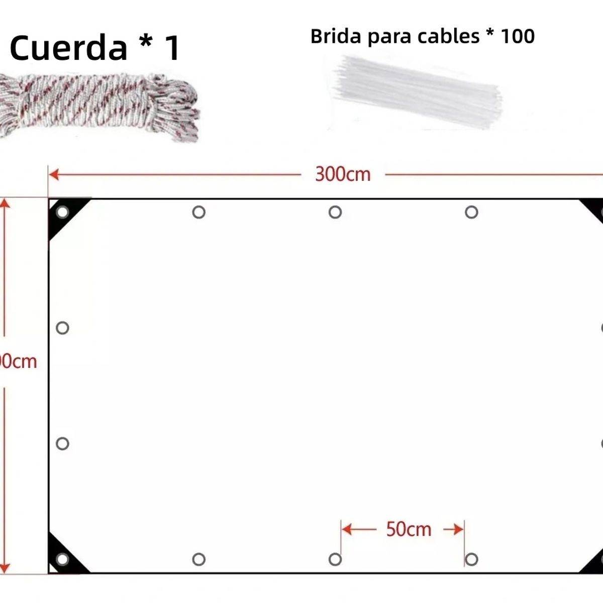 KUANGYE - 3×2m Cortinas Pvc Easy impermeables Transparente Enrollables Para exteriores Terraza Y cenadores