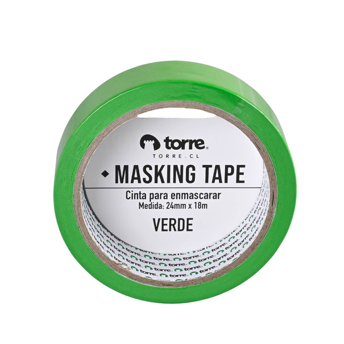 TORRE - CINTA MASKING VERDE 24MMX18M TORRE