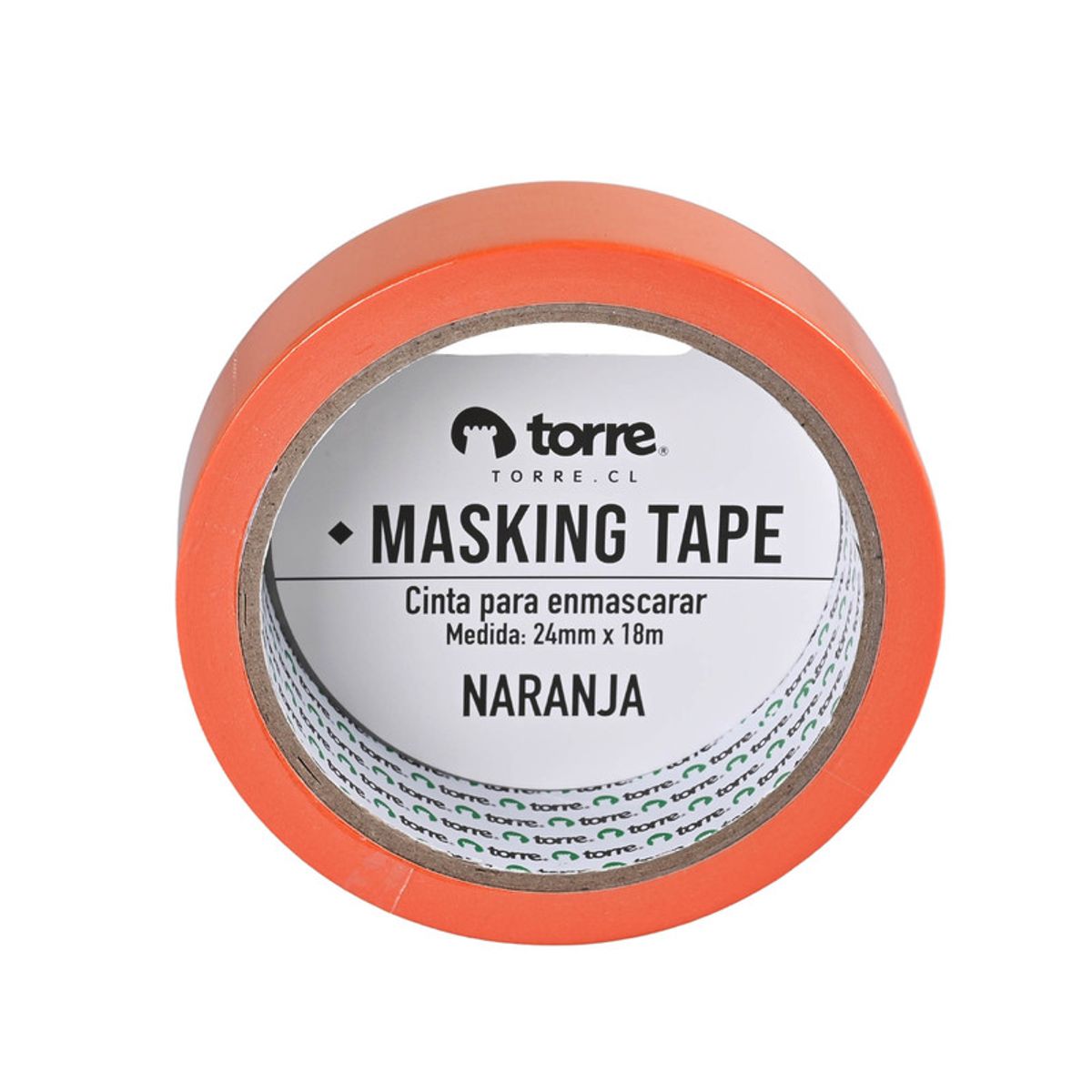 TORRE - CINTA MASKING NARANJO 24MMX18M TORRE
