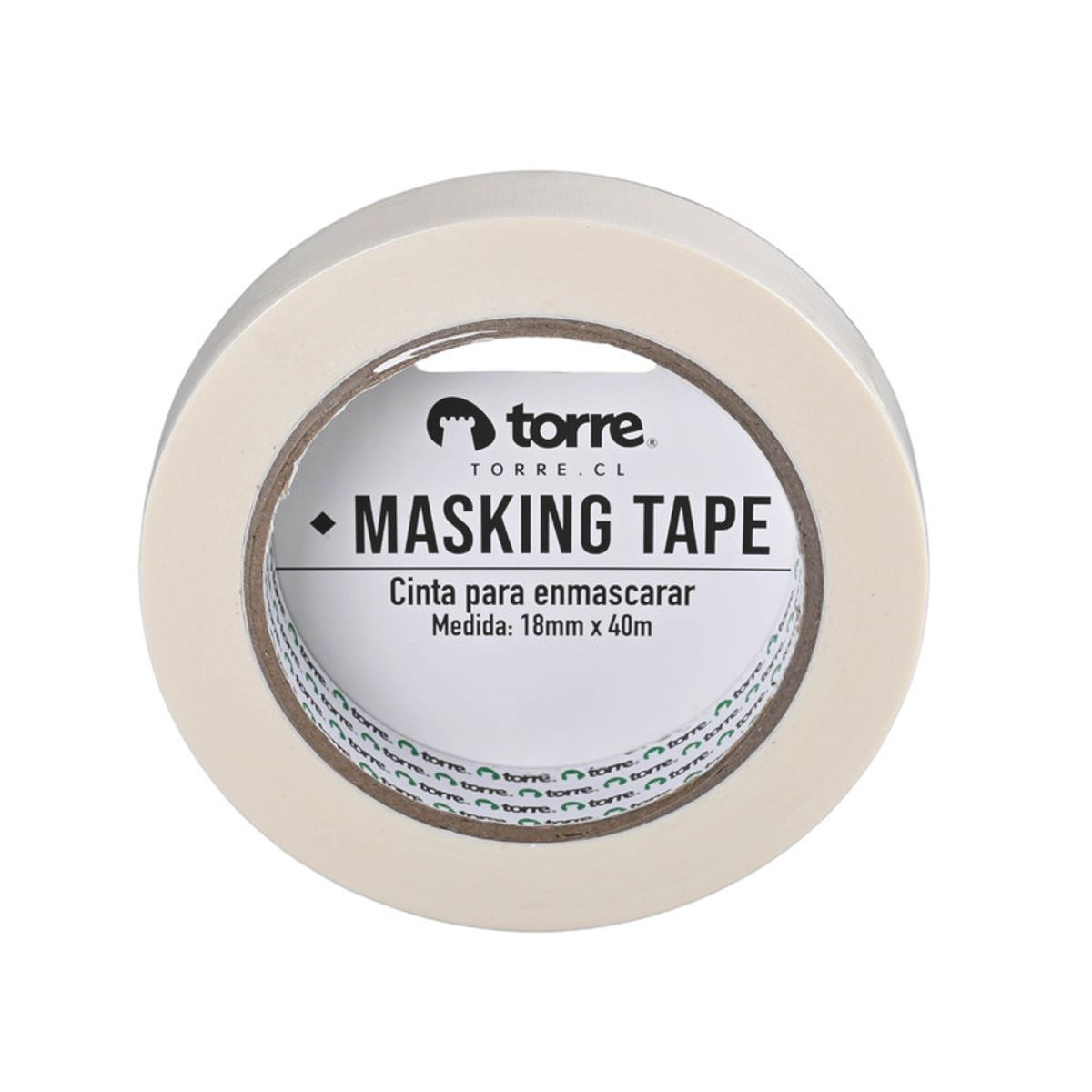 TORRE - CINTA MASKING CREMA 18MMX40M TORRE