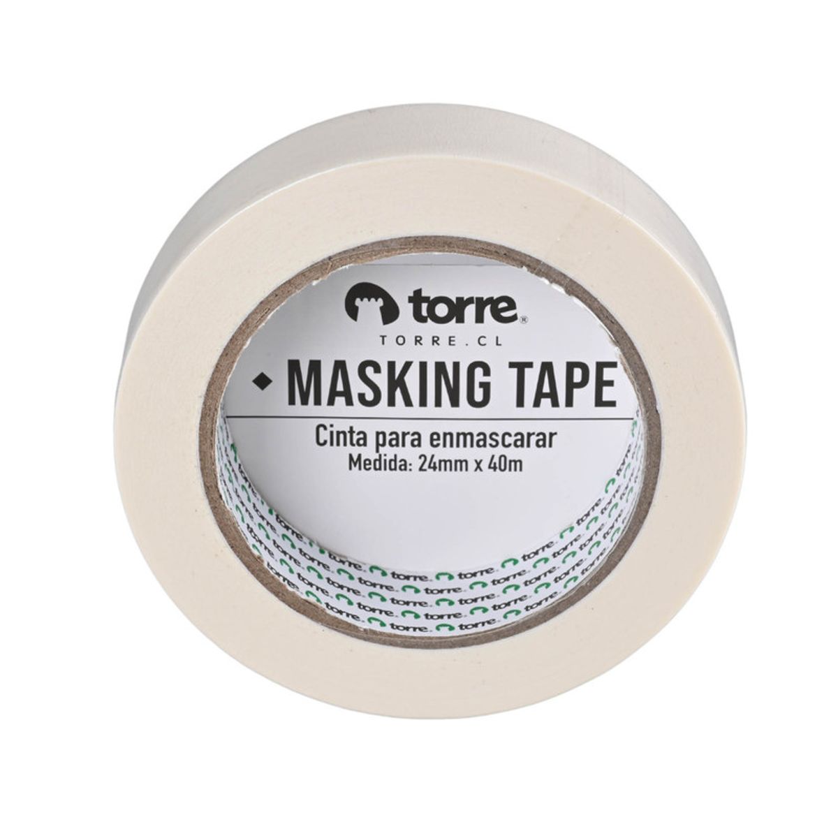 TORRE - CINTA MASKING CREMA 24MMX40M TORRE